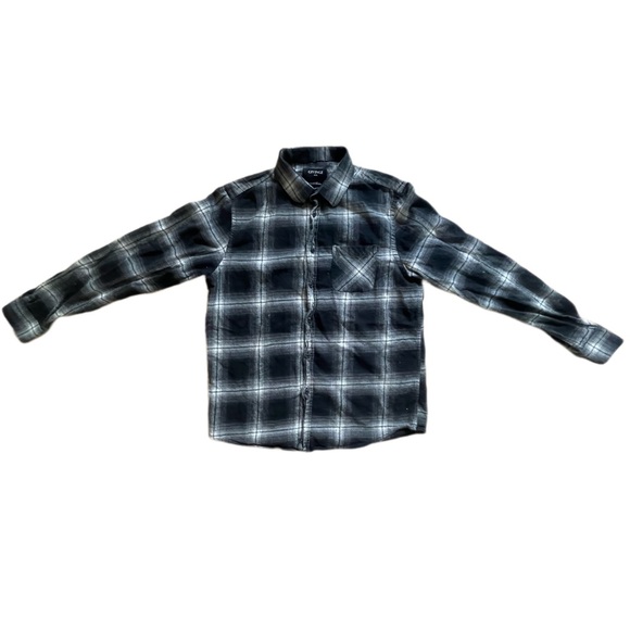 Long sleeve flannel button up shirt - Picture 2 of 4